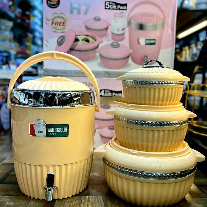 Arizona Wedding Hotpot & Water Cooler Set 4 PCS – Premium Insulated Serving Set for Home & Events