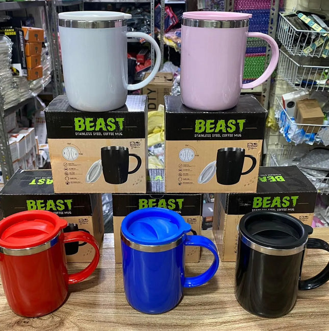 Beli Beast 400ml Insulated Thermal Mug – Stainless Steel Leak-Proof Coffee Travel Cup