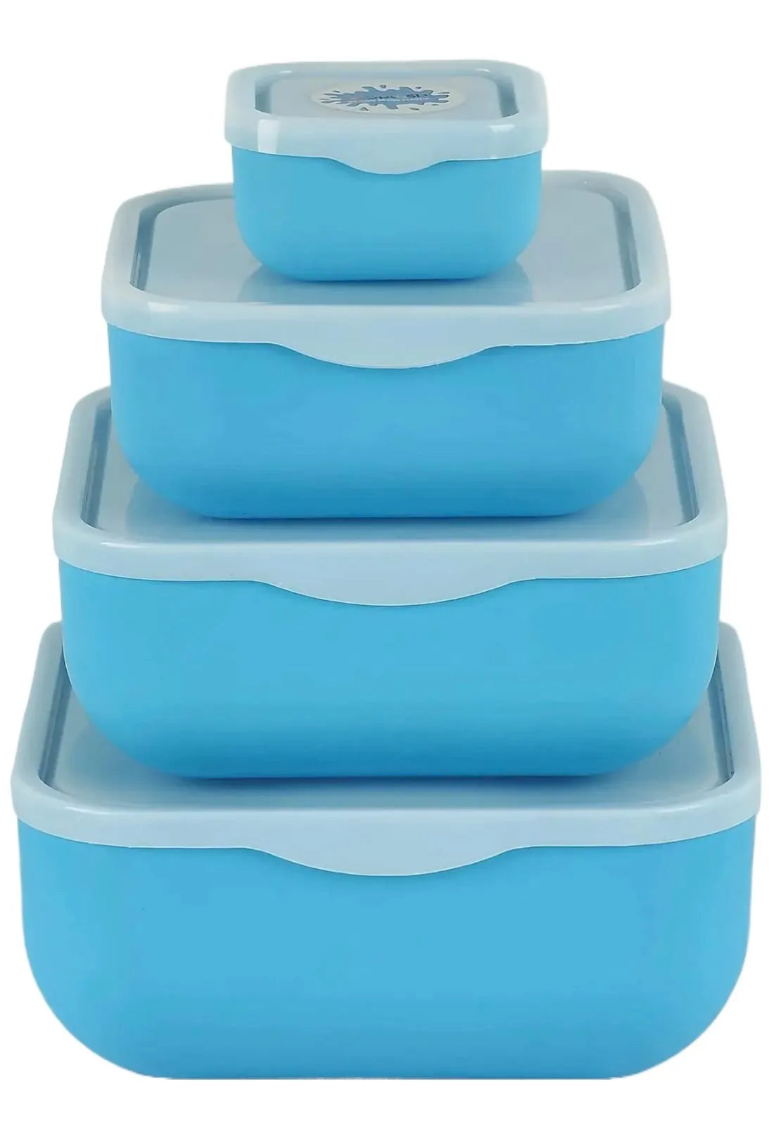 4-in-1 Square Bowl Set with Lid – Airtight Kitchen Storage Containers